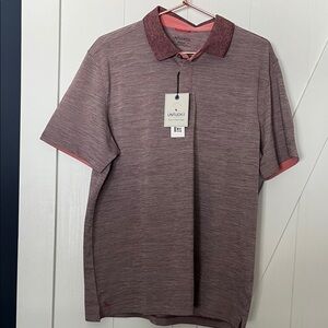 UNTUCKit Men's Hannifer Burgundy Polo. Size Medium BNWT!